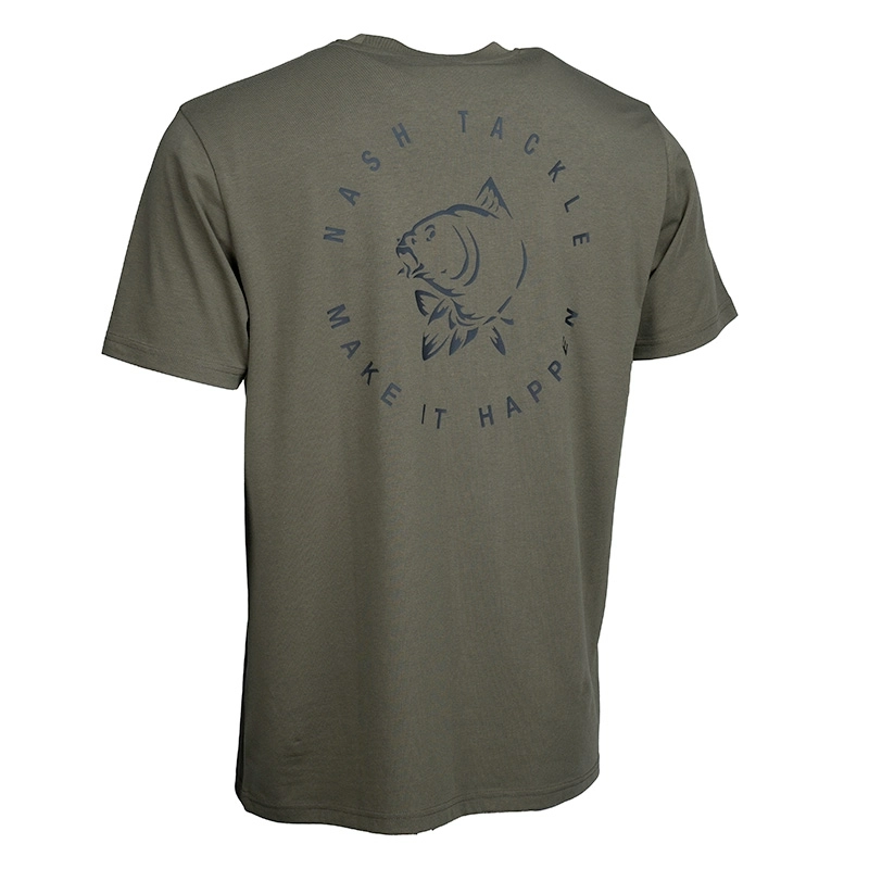 Nash Make It Happen Carp Logo T-Shirt Green